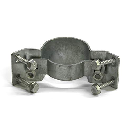 OZCO Fence Bracket, 2-3/8in, 1 Pack, Silver
