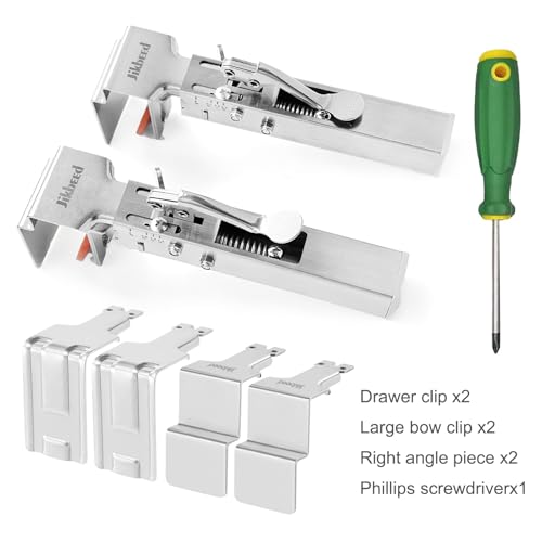 Drawer Front Installation Clamps, Drawer Clamps for Drawer Panel Installation Fixing Clips, Easy, Labor-Saving, and Efficient Drawer Fixing Clip