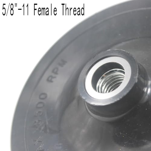 5" Backing Plates & 1/4" Connecting Rod Hex Shank(2+2Pcs)