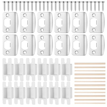 12 Pack Door Strike Plate Repair Kit