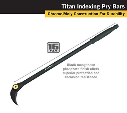 Titan 17816 Indexable Pry bar, 16"
