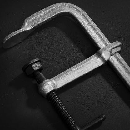Heavy-Duty 12-Inch F-Clamps, 2-Pack, 3450 Lbs Forged Alloy Steel - size: 12 x 5-1/2 Inch (300×140mm)/3,450 Lbs