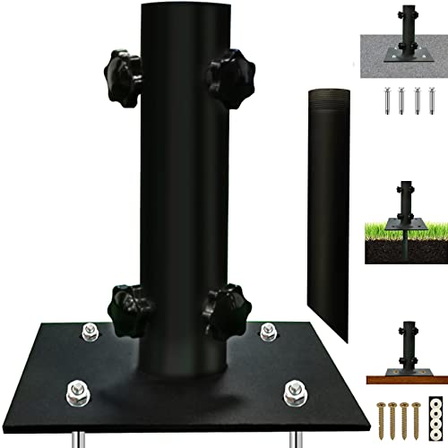 Umbrella Base for Φ1.2''-Φ2.2'' Pole, Patio Umbrella Stand Outdoor