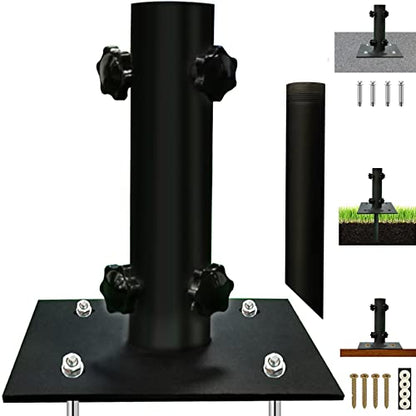 Umbrella Base for Φ1.2''-Φ2.2'' Pole, Patio Umbrella Stand Outdoor