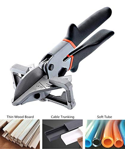 Multi Angle Miter Shear Cutter Hand Tools, 0-135 Degree Adjustable Angle Scissors Trim Shears Multipurpose Cutting Tool - color: 0-135 Degree Adjustable Shear Cutter