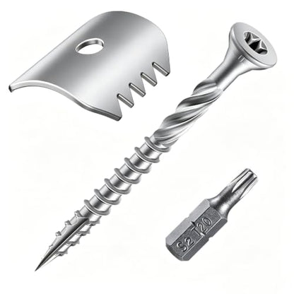 Fence Nail Fixture, 304 Stainless Steel,2", 50 pcs - color: Silver, size: 2"