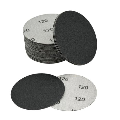 3 Inch Sanding Discs, 40pcs 120 Grit Premium Silicon Carbide Sandpaper - style: Grit 120