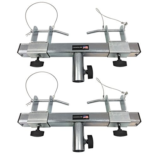 Two (2) Triangle Or Square Tripod Crank Stand Truss Bar Top Connecting Brackets