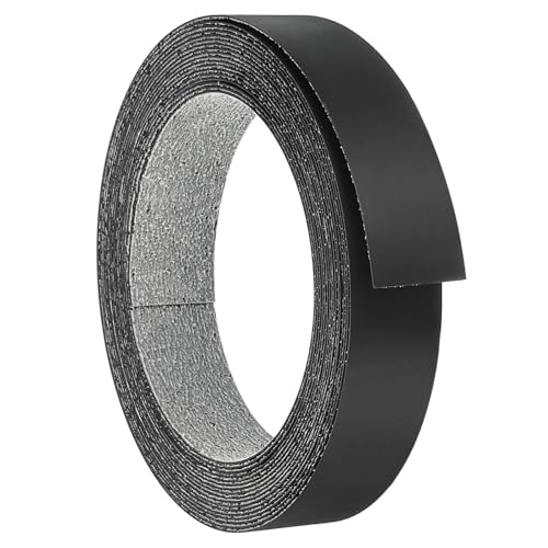 uxcell PVC Edge Banding 1 1/2 Inch x 33ft Self-Adhesive Veneer Trim - color: Black Plane, size: 1 1/2 inch x 33ft