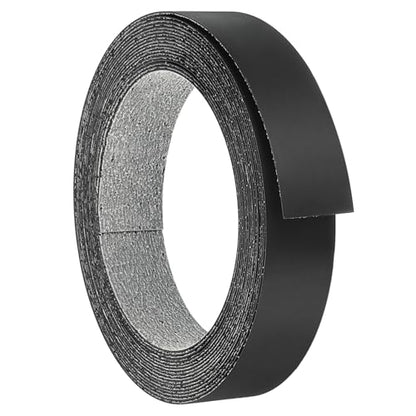uxcell PVC Edge Banding 1 1/2 Inch x 33ft Self-Adhesive Veneer Trim - color: Black Plane, size: 1 1/2 inch x 33ft