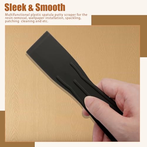 Flexible Plastic Putty Knife Set, Scraper for Spackling