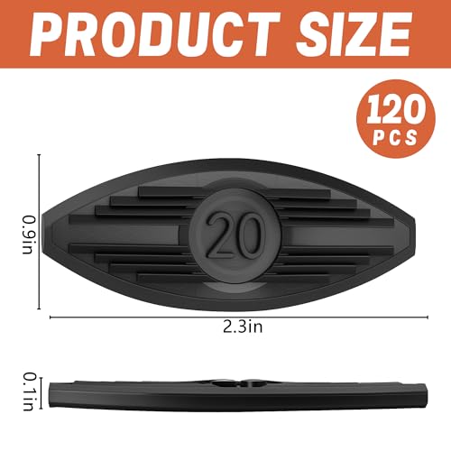 120 Pcs Plastic Joining Biscuits, Black Self Clamping Plate Joiner Biscuit - color: 120 Pcs