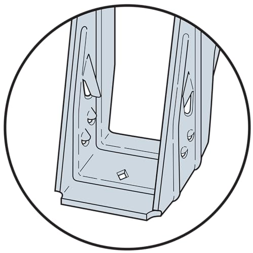 Simpson Strong-Tie ITS2.06/11.88 ITS I-Joist Top-Flange Hanger with Snap-in Bottom Flange - for 2 in. x 11-7/8 in. Engineered Wood, 18-Gauge Zinc-Galvanized Steel Construction