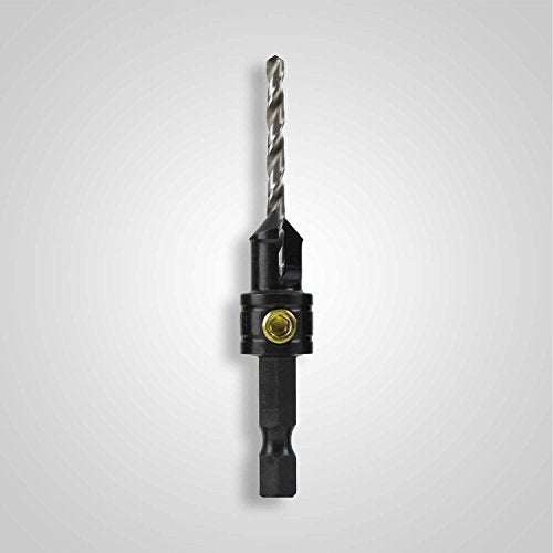 Snappy 82 Degree Countersink for #8-10 Screws 1/8in. Drill Bit x 3/8 Bore USA - size: 1/8" x 3/8"