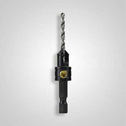 Snappy 82 Degree Countersink for #8-10 Screws 1/8in. Drill Bit x 3/8 Bore USA - size: 1/8" x 3/8"