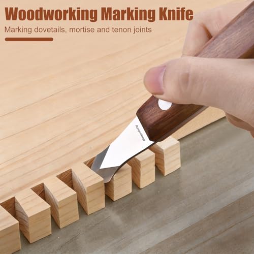 Marking Knife Woodworking, High-Carbon Steel Double Beveled Blade