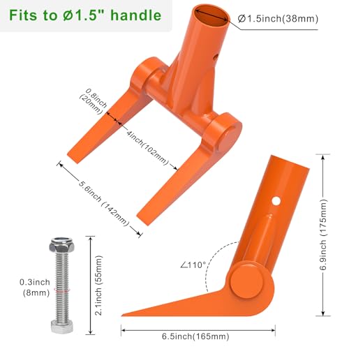 Insaga 110 Degree Pallet Buster Head Deck Board Removal Tool - color: Pallet Buster Head -110°angle