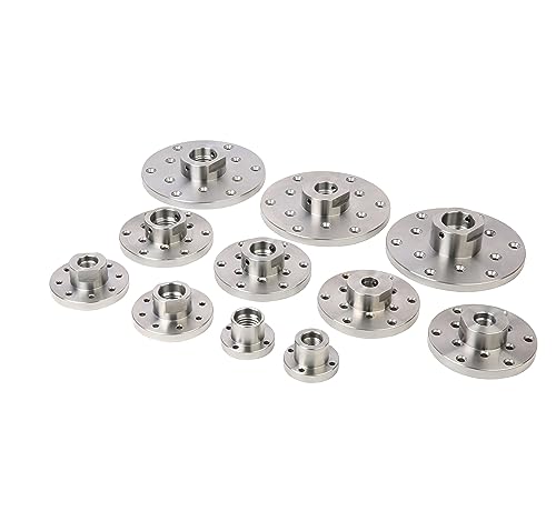 6" Wood Lathe Steel Faceplate, 1-1/4”x8TPI Spindle Thread Woodworking Machine Chuck Face Plate
