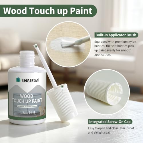 Wood Touch Up Paint Pen for Scratches, Semi-Gloss Aleutian, 1.5OZ - color: Aleutian