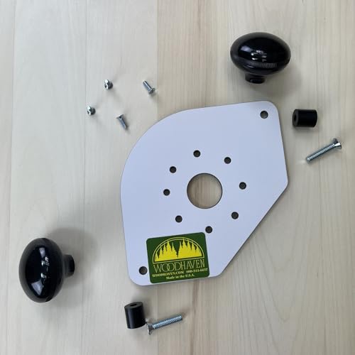 Woodhaven 8371 2" Bit Hole Baseplate, for Milwaukee M18, 7mm thick - size: M18