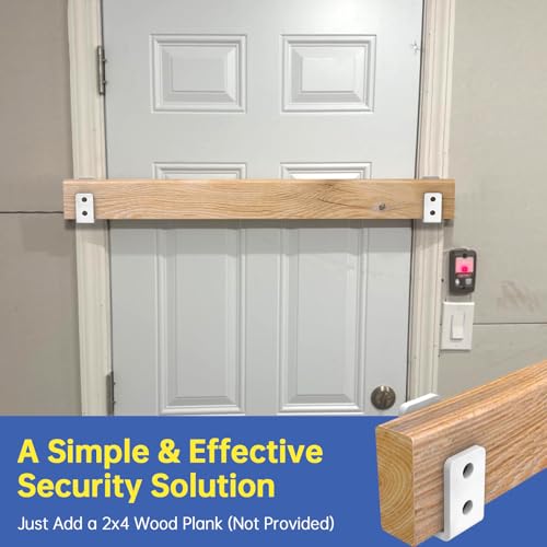 2x4 Door Barricade Brackets, 1/4" Thickened (8PCS) - color: 8 pack-6MM (PRO)