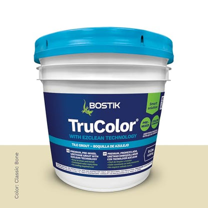 BOSTIK EZ Clean TRU Color 9lb Pre-Mixed Tile Grout – Classic Bone H158 - color: Classic Bone