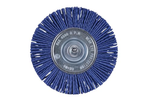 Century Drill & Tool 77443 Nylon Abrasive Radial Brush, 4", Fine - size: 4" Fine