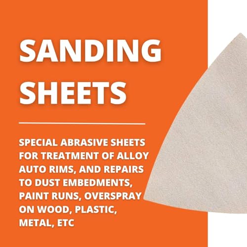 Fein Super-Soft Sanding Sheets for Alloy Rims & Repairs, 400 Grit - size: 400 Grit, 50-Pack