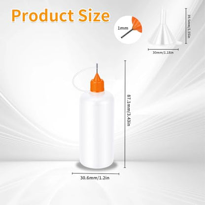 Goodma Precision Tip Applicator Bottles, 1 oz, 48 Pcs - size: 1 oz