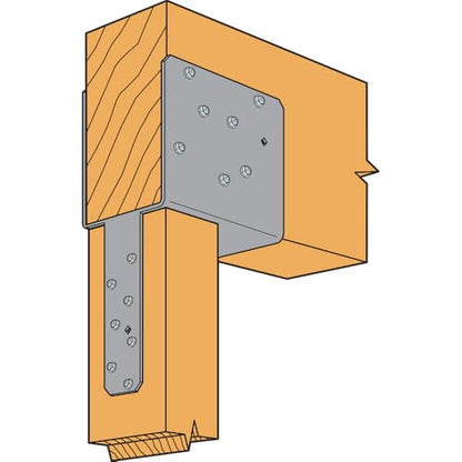 Simpson Strong-Tie ECCQ64SDS2.5 - End Column Cap Quick-Install for 6X Beams & 4X Posts with SDS Screws, Heavy-Duty Framing Bracket for Structural Support in Home Improvement Projects
