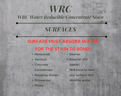 Cement Stain Concentrate - Onyx (32 Ounce) - color: Onyx, size: 32 ounce