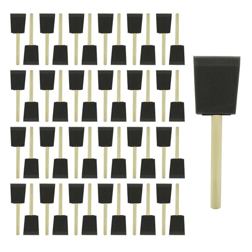 Poly Foam Brushes 2inch 48pcs, High Density Foam Paint Brush - size: 2inch 48pcs