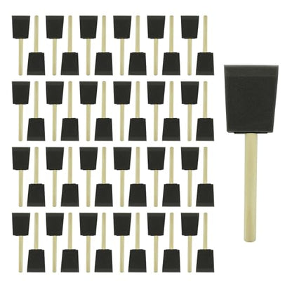 Poly Foam Brushes 2inch 48pcs, High Density Foam Paint Brush - size: 2inch 48pcs