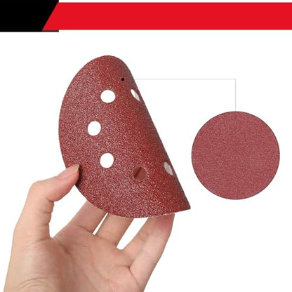 50 PCS 5 Inch Sanding Discs 80Grit, Round Hook and Loop Sandpaper for Random Orbital Sander - size: 80 Grit