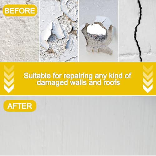 Yaocom 4 Pcs 12x12 Inch Drywall Patch Repair Kit, Self Adhesive Mesh - size: 12 x12"