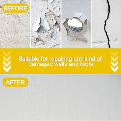 Yaocom 4 Pcs 10 X10 Inch Drywall Patch Repair Kit, Self Adhesive Mesh - size: 10 x10"
