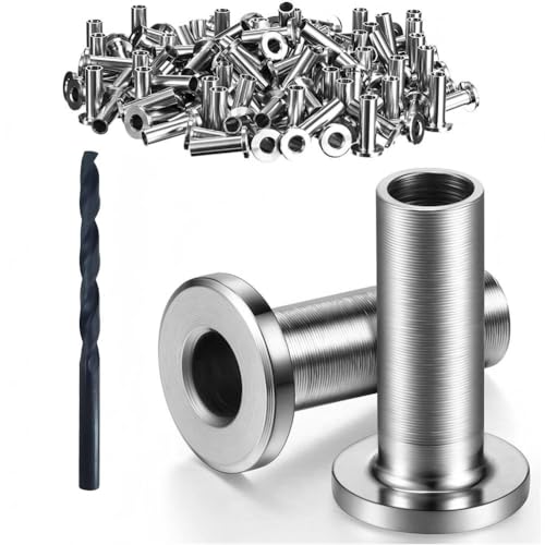 20‑Pack T316 Stainless Steel Protector Sleeve for 1/8" Wire Rope
