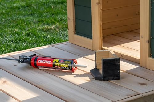 Loctite PL Premium Fast Grab Polyurethane Construction Adhesive, 10 fl oz Cartridge, 12 Pack