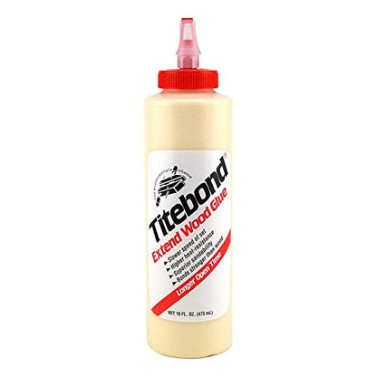 Titebond Extend Wood Glue 16 Oz. – Slow-Set Adhesive – 9104 - size: 16 fluid ounces, style: Titebond I