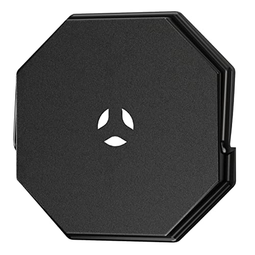 Vinyl Siding Mounting Blocks, Siding Mounting Kit, 130110006001 Octagon Mount Block, Mounting Plate for 1/2 inch Lap and 4 inch to 10 inch Height Siding, Black - style: Black