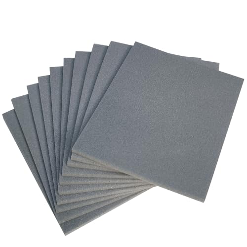 10 PCS 600 Grit 4.5 x 5.5 Inch Sanding Sponge Set, Wet or Dry Hand Sanding Sponges Sheet, Flexible Soft Foam Sand Block for Drywall, Corner Contour, Metal Wood - style: 600 Grit