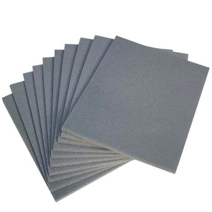 10 PCS 600 Grit 4.5 x 5.5 Inch Sanding Sponge Set, Wet or Dry Hand Sanding Sponges Sheet, Flexible Soft Foam Sand Block for Drywall, Corner Contour, Metal Wood - style: 600 Grit