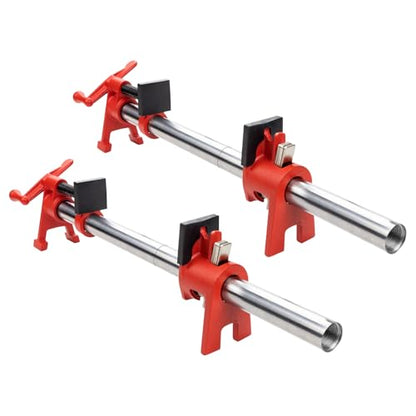 2-Pack 24 Inch Pipe Style Bar Clamps for Woodworking Gluing