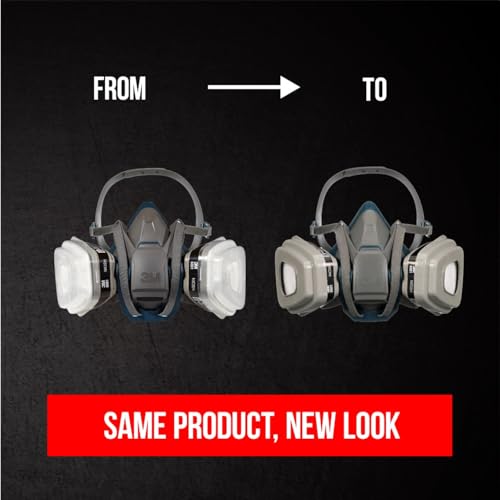 3M P95/OV Paint Project Quick Latch Reusable Respirator 6502, Medium, 1-Kit
