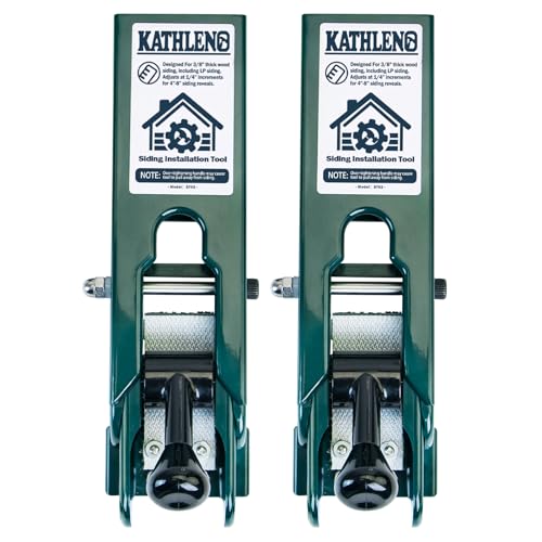 Siding Installation Kit, Adjustable Gauges for 3/8" Wood & LP Siding, Durable Polycarbonate, 2-Pack - size: 3/8-Inch Thickness, style: Polycarbonate Body