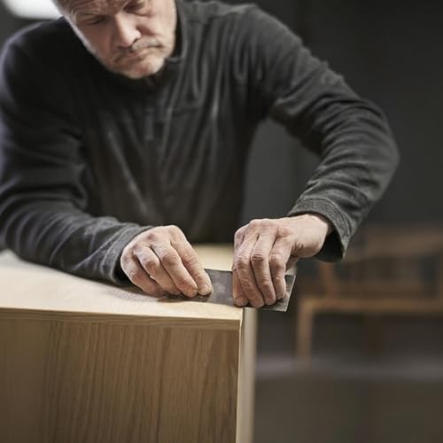 ZAVOOS 7 Pack Cabinet Scraper Burnisher Set, Multi-shaped Card Scrapers