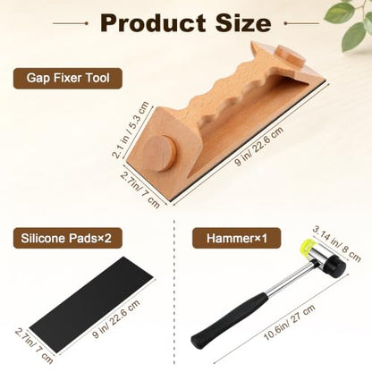 Floor Gap Fixer Tool Kit for Laminate, Vinyl, and Hardwood Flooring Repair