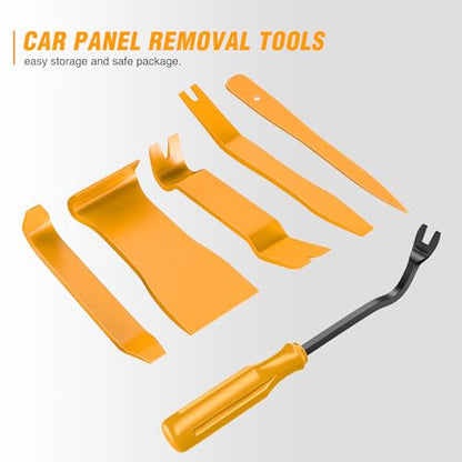 GOOACC 6PCS Auto Trim Removal Tool Kit Yellow - color: 6pcs Trim Removal Tool Yellow