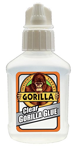 Gorilla Clear Glue, 1.75 ounce Bottle, Clear (Pack of 6)