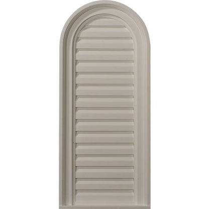 Ekena Millwork 14"W x 32"H x 1 1/8"P, Cathedral Gable Vent Louver, Non-Functional - size: 14-in. W x 32-in. H, style: Decorative